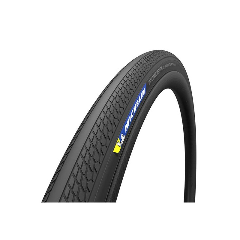 Cubierta 700x42 power adventure tlr plegable negra