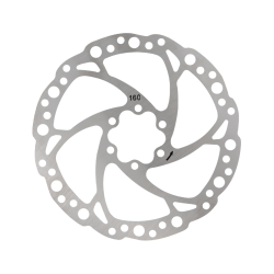 Disco freno 160mm 6 tornillos plata