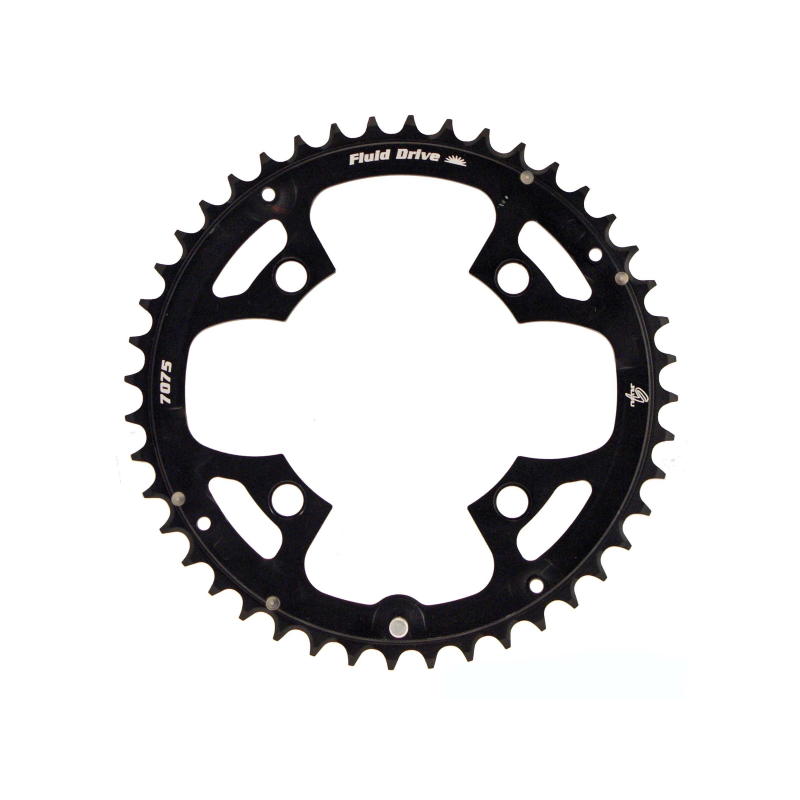 Plato 44d sunrace bcd 104/4b  alu. 7075 negro