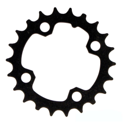 Plato 32d sunrace bcd 104/4b  alu. 7075 negro