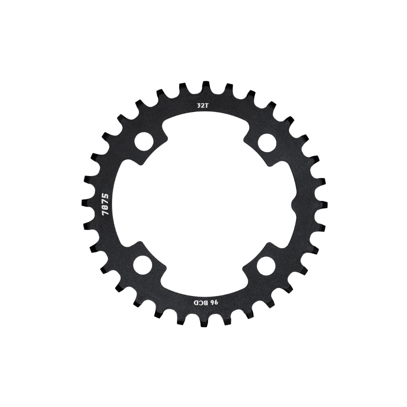 Plato 30 sunrace bcd 96ø alu negro 4 brazos