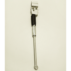 Pata de cabra lateral alu regulable 24-28 vaina pl plata