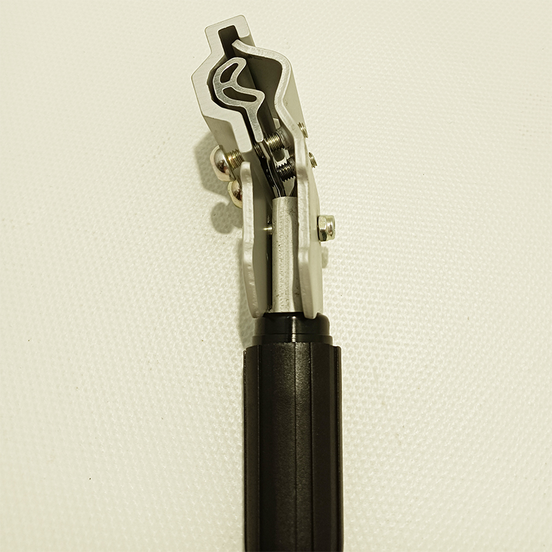 Pata de cabra lateral alu regulable 24-28 vaina pl plata