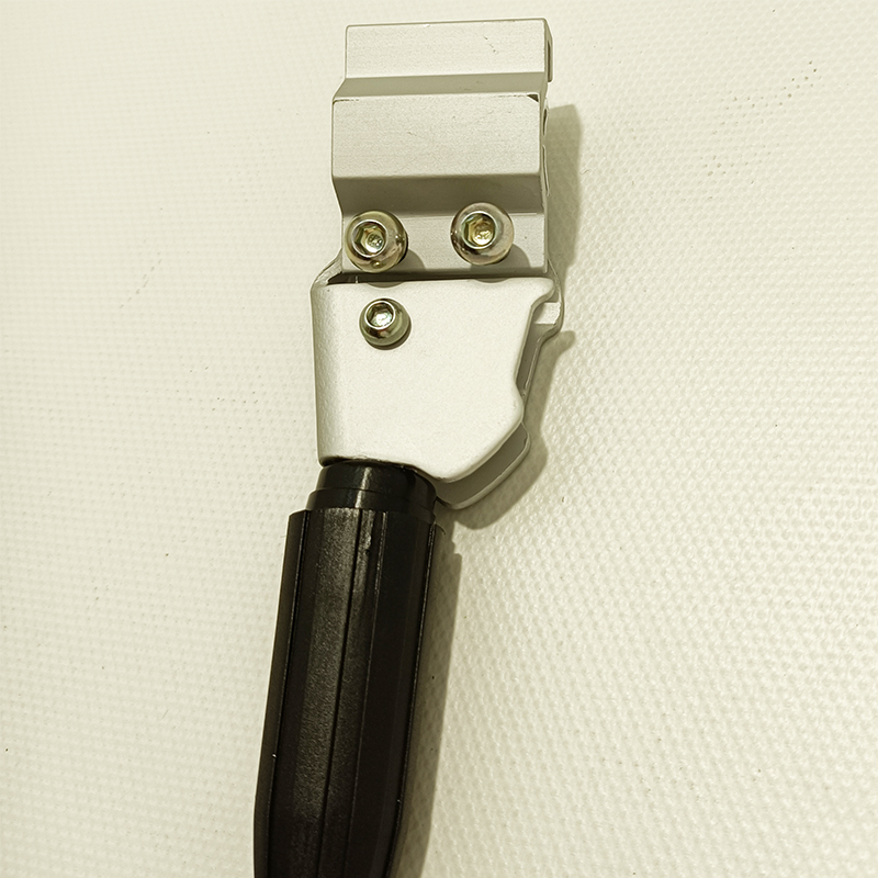 Pata de cabra lateral alu regulable 24-28 vaina pl plata