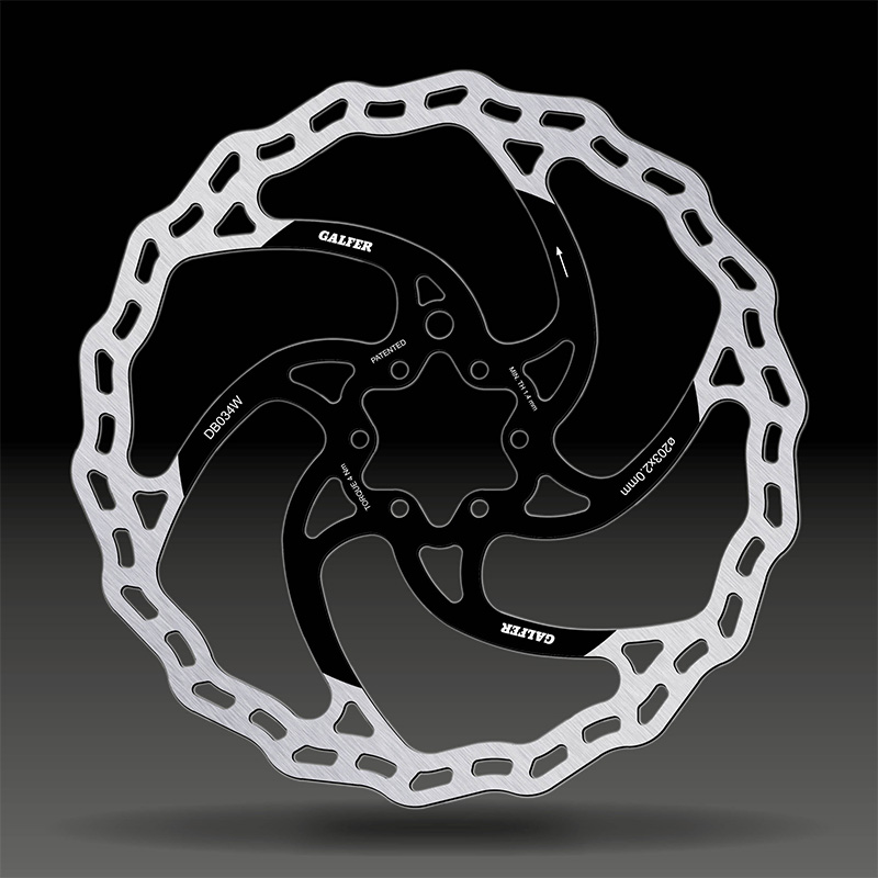 Disco freno 203mmx2.0m galfer dh/e-bike 6 tornillo