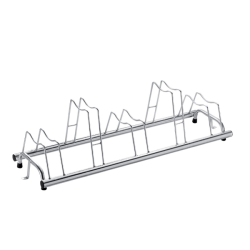 Expositor suelo 5 bicicletas con freno de disco color gris