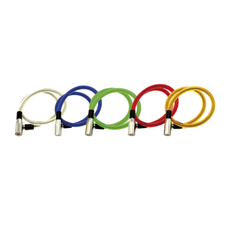 Candado cable espeiral diam 10-650mm varios colore