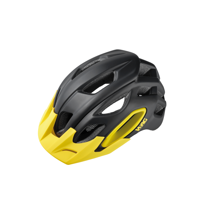 Casco oak - l (60-64 cm), negro amarillo