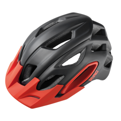 Casco oak - l (60-64 cm), negro rojo