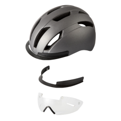 Casco e-way - m (52-58 cm), plata