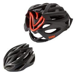 Casco neutron - l (58-62 cm), negro rojo