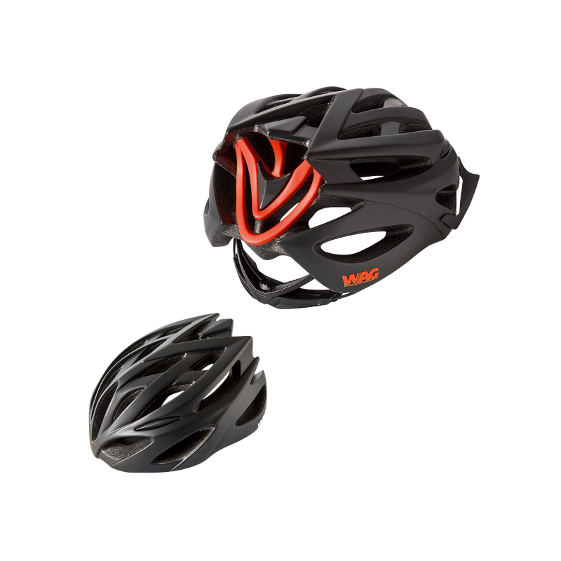 Casco neutron - l (58-62 cm), negro rojo