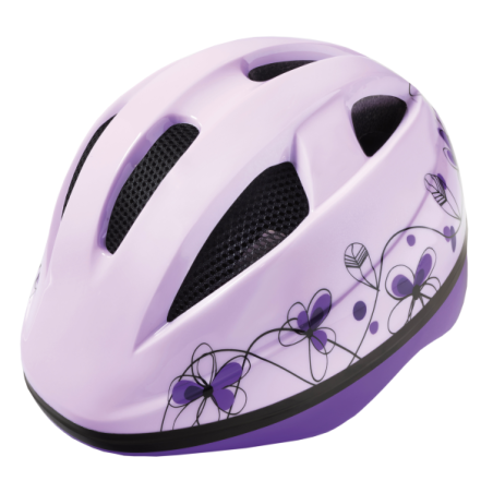 Casco early rider - xs (48-52 cm), flowers, violet