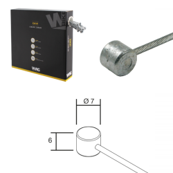 Caja 100 uds cables de freno trasero mtb 1.5x2100