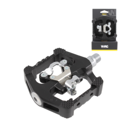 Pedales freeride dual - negro