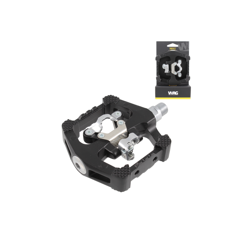 Pedales freeride dual - negro