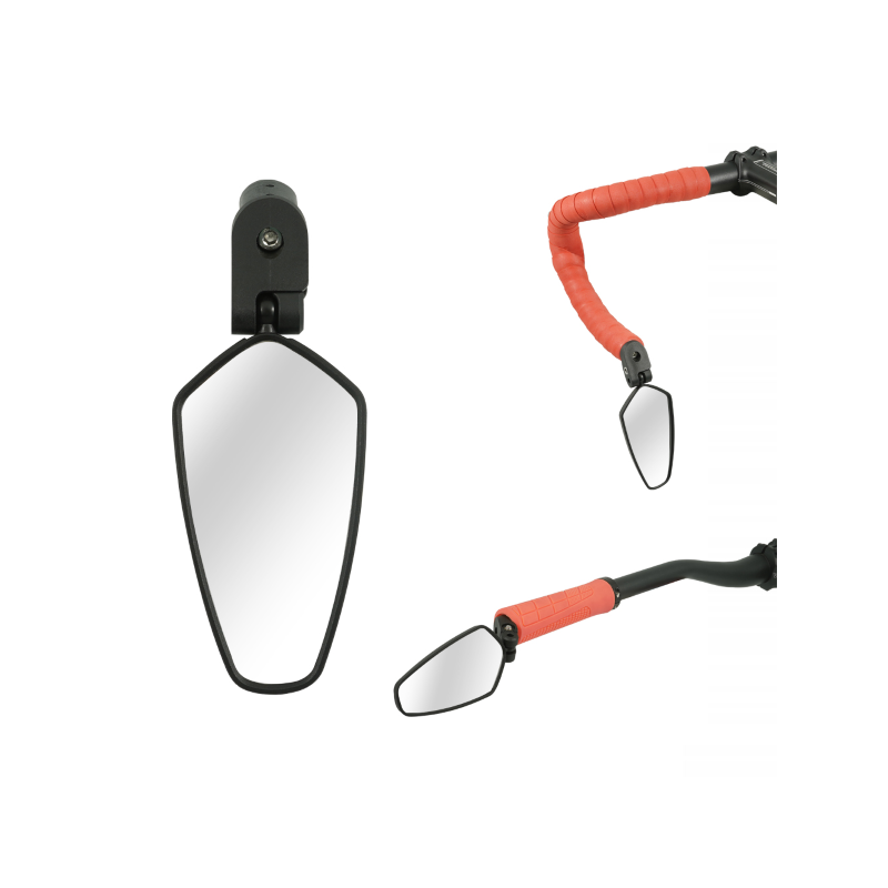 Espejo con soporte-expander para manillar. regulab