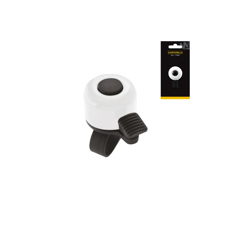 Timbre din din, color blanco, paquete individual