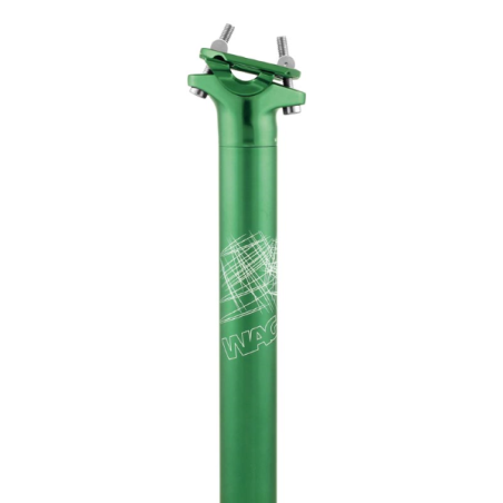Tija de sillin sp-53 31,6x350mm verde anodizado