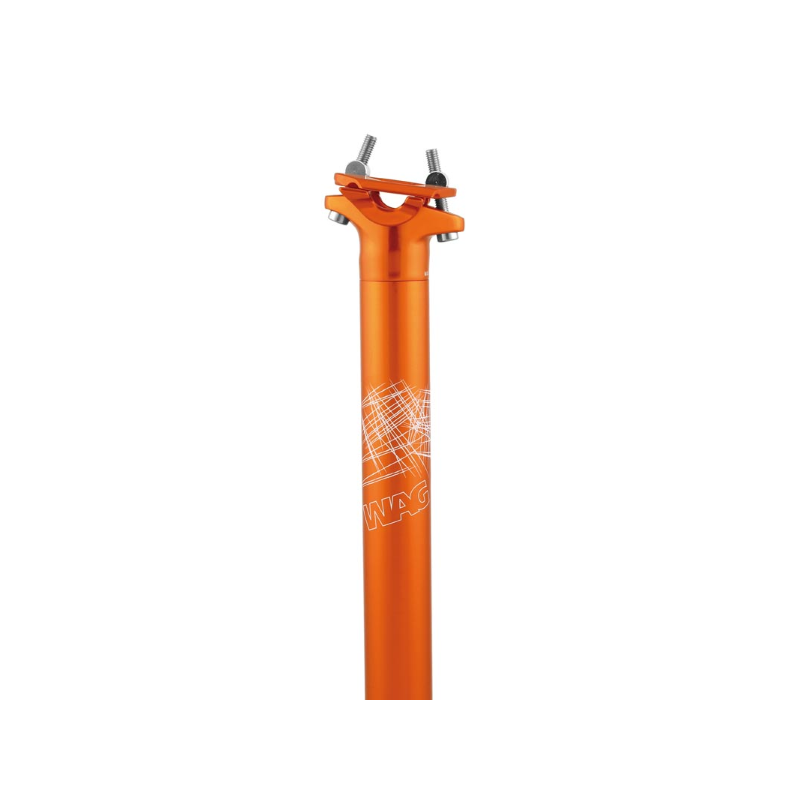Tija de sillin sp-53 31,6x350mm naranja anodizado