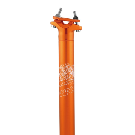 Tija de sillin sp-53 31,6x350mm naranja anodizado
