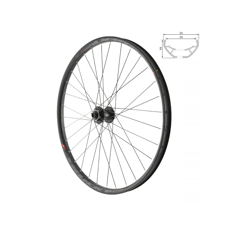 Rueda delantera 29 tlr disco 6t boost 15x110mm