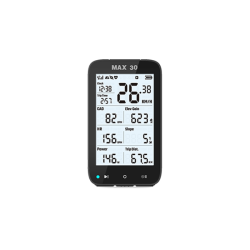 Ciclocomputador max 30 gps negro