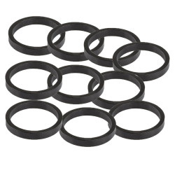 Bolsa 10 arandelas direccion alum. 1/8   5mm negro