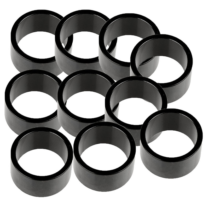Bolsa 10 arandelas direccion alum 1/8   20mm negra