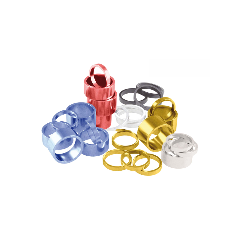 Bolsa 10 arandelas direccion alum 1/8   20mm negra