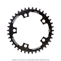 Plato cyclocross 42d 110mm snaggletooth 1x11v 5 tornillos negro
