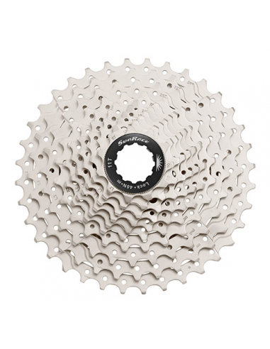 Cassette sunrace 10v 11/28 metalic silver