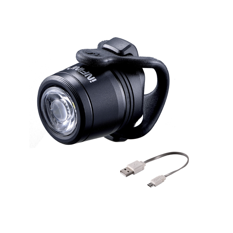 Luz delantera mini luxo aluminio, 1 led blanco, us