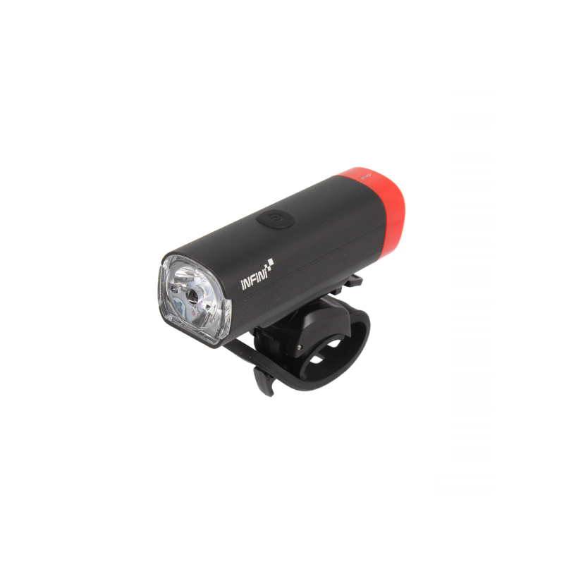 Luz delantera manillar kor 800 lumenes negro rojo