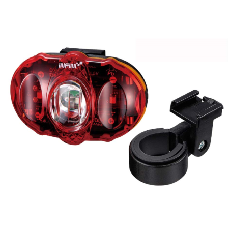 Piloto trasero infini   bat   3 leds rojos / 2 fun