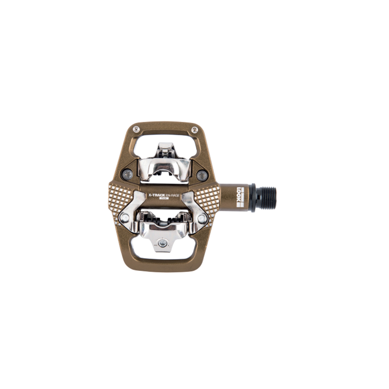 Pedales x-track en-rage plus bronce