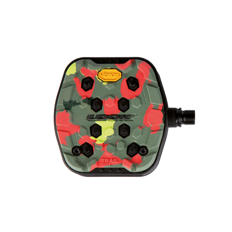 Pedales trail grip camuflaje