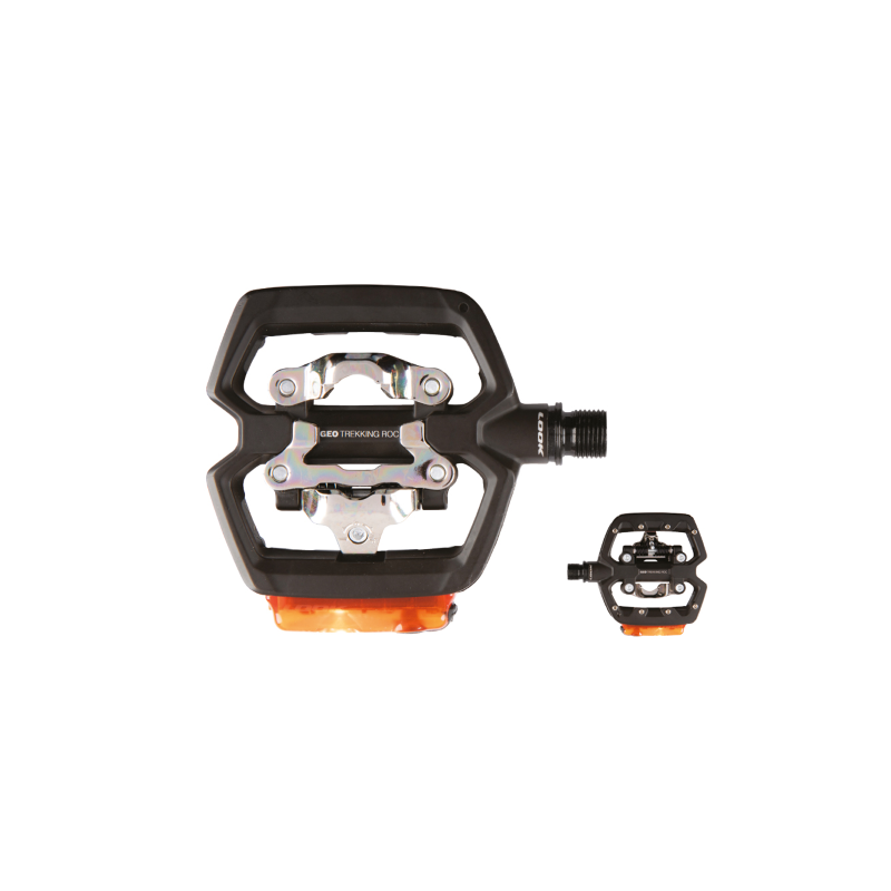 Pedales geo trekking roc vision negro