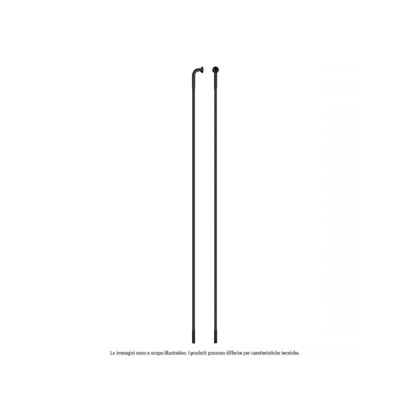 4 radios race inox j-bend 264mm negro