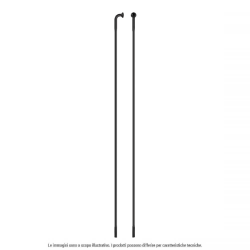 4 radios race inox j-bend 300mm negro