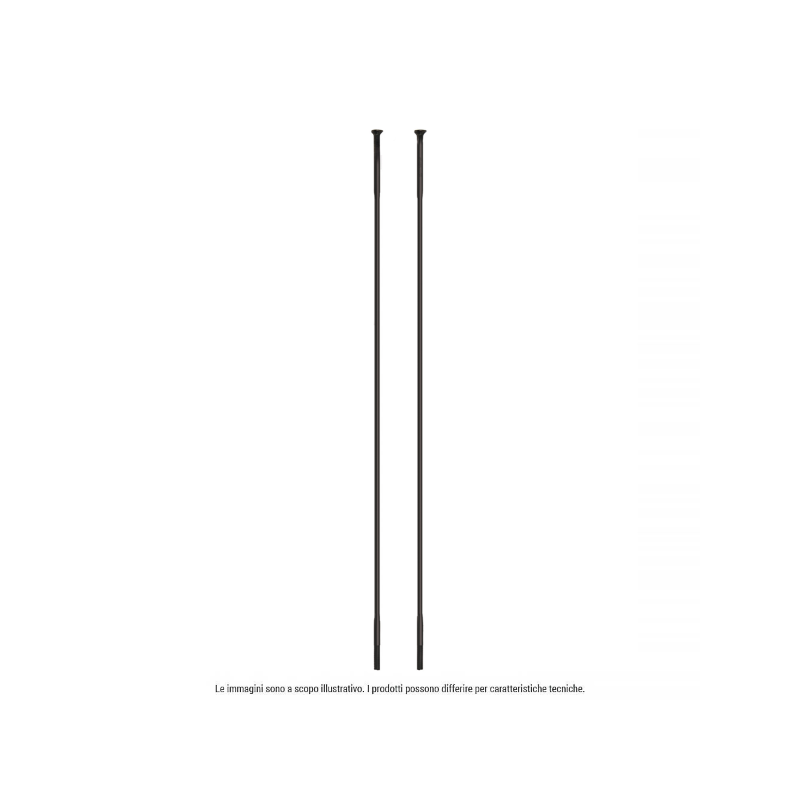 4 radios race inox straightpull 254mm negro