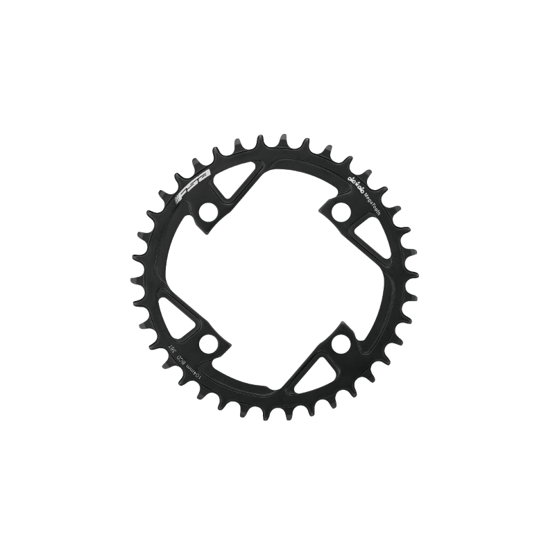 Plato 42d 104mm bcd megatooth wb466 acero negro 4 tornillos 1 x 11/12v