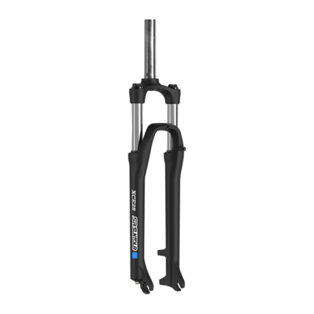 Horquilla suspension 27,5" disco xce28 suntour 1 1/8 100mm qr 5x100mm negro matae.