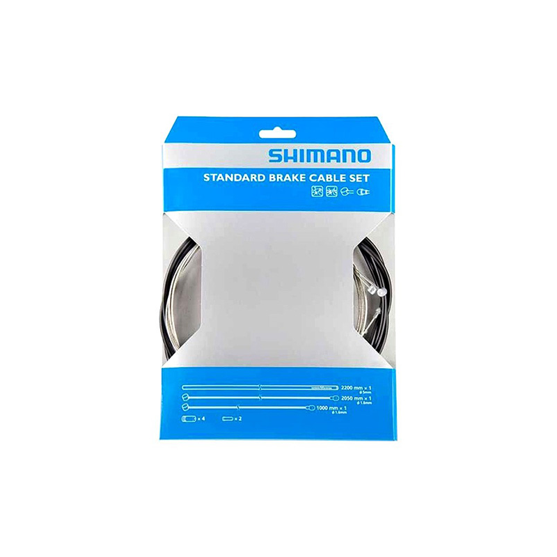 Kit cable freno aceromtb negro