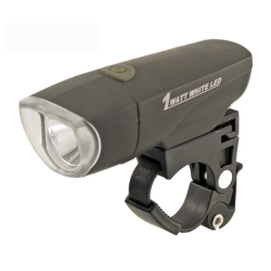 Luz delantera manillar shuttle - negro