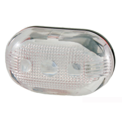 Luz delantera manillar globe - blanco