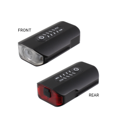 Luz delantera manillar wiki - negro