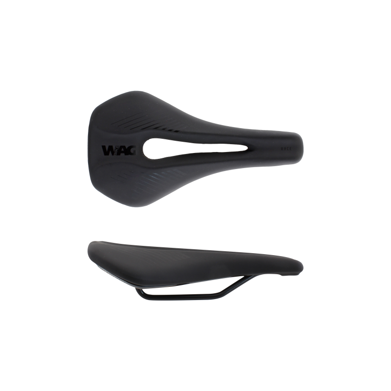 Sillin race short con hendidura narrow - negro