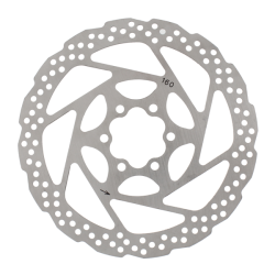 Disco 160mm df3 6 tornillos plata wag
