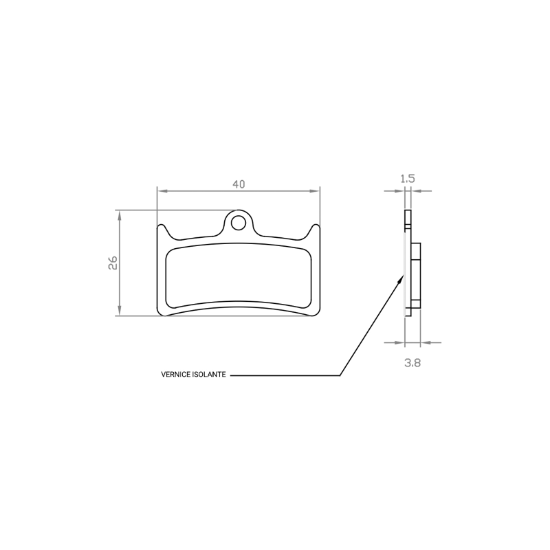 Pastillas de freno esperanza v4 - bicicleta electr